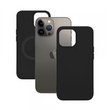 Ksix maska za iPhone 14 Pro Max, magnetski prsten, Magsafe, protuklizna, crna | shoptok.hr