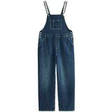 Tommy Jeans Kavbojke z naramnicami moder denim Cene