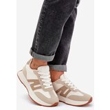 Boto Beige Women's Platform Sports Shoes Emidi | Shoptok.si