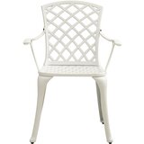  3-dijelni bistro set od lijevanog aluminija bijeli | shoptok.hr