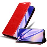Cadorabo Case, združljiv s Samsungom v Apple Red - Zaščitni pokrov z magnetnim zapiranjem, stoječo funkcijo in režo za kartico, (20593096) Cene