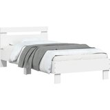  Okvir kreveta s uzglavljem Bijela 80 x 200 cm Konstruirano drvo | shoptok.hr