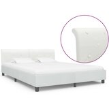  Okvir za krevet od umjetne kože bijeli 160 x 200 cm | shoptok.hr