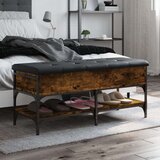 vidaXL klupa za cipele boja hrasta 102x42x45 cm konstruirano drvo | shoptok.hr