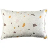 Kremno bela otroška sedežna blazina bouclé/šenilja Terrazzo Bolster –