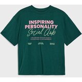 Sinsay Pamučna majica s natpisom | shoptok.hr