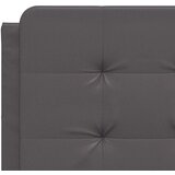 vidaXL Jastuk za uzglavlje sivi 120 cm od umjetne kože | shoptok.hr
