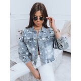 DStreet Women's denim jacket STRAS blue TY2635 | ePonuda.com