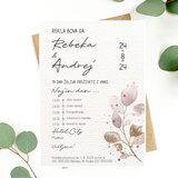  Poročna vabila cvetlična PORCVE 103 | Shoptok.si