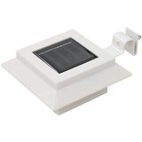 vidaXL Vrtne solarne svjetiljke 6 kom LED kvadratne 12 cm bijele | shoptok.hr