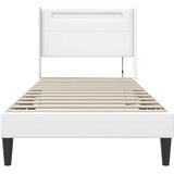  Krevetna konstrukcija Bijela 100 x 200 cm Umjetna koža | shoptok.hr