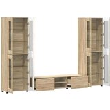  Set TV komoda s ladicama Sonoma hrast Konstruirano drvo | shoptok.hr