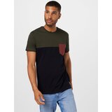 Iriedaily Majica karamel / oliva / črna | Shoptok.si