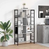 vidaXL Polica Siva Sonoma 82 x 32 x 144,5 cm Konstruirano drvo | shoptok.hr