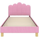  Krevet za djecu s uzglavljem Ružičasta 90 x 200 cm Tkanina | shoptok.hr