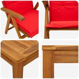  7-dijelni vrtni blagovaonski set 7 kom. Prirodna | shoptok.hr