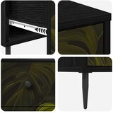  Noćni ormar ELBURG Crni hrast 36 x 33 x 61 cm Konstruirano drvo | shoptok.hr