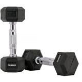 THUNDER Heksagonalna utež ® 2,5 kg – gumirana, proti zdrsu, za domači in profesionalni trening, (5000090230) | Shoptok.si