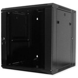 LAN-TEC ZH.6612.B - stena, nagibna, 12U, 600 x 600, steklo Cene