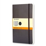 Moleskine Džepna bilježnica s mekanim koricama, crna - crte Cijene