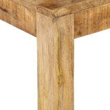 vidaXL Klubska mizica iz trdnega mangovega lesa 80x80x40 cm | Shoptok.si