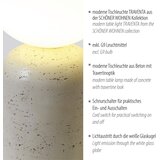 SCHÖNER WOHNEN 12543-42 - Stona lampa TRAVENTA 1xG9/10W/230V beton | Eponuda.com