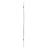  Zidno ogledalo crna 80x35 cm | shoptok.hr
