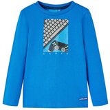  Dječja majica dugih rukava kobaltnoplava 128 | shoptok.hr