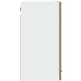Viseći stakleni ormar Artisan hrast 80x31x60 cm izrađeno drvo | shoptok.hr