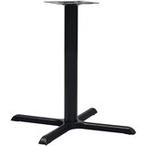 vidaXL noga za bistro mizo črna 76x76x72 cm lito železo Cene