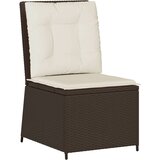  Nagibna vrtna sofa s jastucima smeđa od poliratana | Eponuda.com