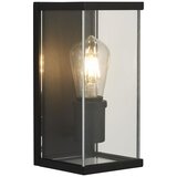 Searchlight Bakerloo Zunanja stenska svetilka z 1 lučjo, lito pod tlakom, stekleni senčnik IP44, (22100660) | Shoptok.si