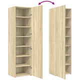  Visoka komoda boja hrasta 50x42,5x185 cm od konstruiranog drva | Eponuda.com