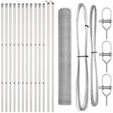 vidaXL Set ograde Set od 2 Pocinčani čelik 25 x 1 m Cijene