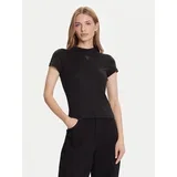 Majica W5BP07 KCGM2 Črna Slim Fit