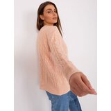 Wool Fashion Italia Sweater-AT-SW-2335-1.68P-Peach | shoptok.hr