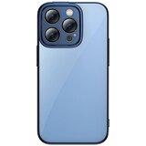 Baseus Komplet Glitter Transparent Case and Tempered Glass za iPhone 14 Pro Max (moder), (20605170) Cene