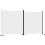 Sobna pregrada s 2 panela bijela 348 x 180 cm od tkanine | shoptok.hr