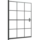 Pregrada za tuš ESG 100 x 140 cm crna | shoptok.hr