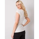 ex moda T-shirt EM-TS-ES-21-532.18-ecru | Shoptok.si