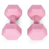  Set &amp;scaron;esterokutnih bučica 2x2 kg, utezi za vježbanje, opterećenje za fitness, roza, ModernHome Slike