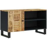  TV ormarić 80 x 33 x 46 masivno drvo manga i konstruirano drvo Smeđa | shoptok.hr