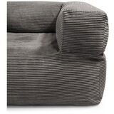 SLOWDOWN Temno siva vreča za sedenje iz rebrastega žameta MooG – | Shoptok.si