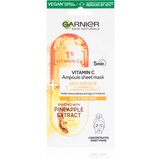 Garnier Skin Naturals Vitamin C Sheet maska s hranjivim učinkom 15 g | shoptok.hr