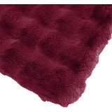  Lažni zec deka Bordeaux Crvena 130 x 150 cm Poliester | shoptok.hr