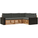  Set vanjskih sofa 4 pcs Prirodna i antracit | shoptok.hr