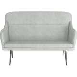  Klupa svjetlosiva 110 x 76 x 80 cm baršunasta | shoptok.hr