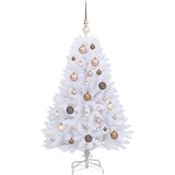  Umjetno božićno drvce Bijelo 68 x 68 x 120 cm PVC i metal | Eponuda.com