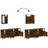  3-dijelni set kupaonskog namještaja boja hrasta drveni | shoptok.hr