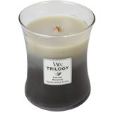 WoodWick SVEČA V KOZARCU TRILOGY MEDIUM WARM WOODS Cene
